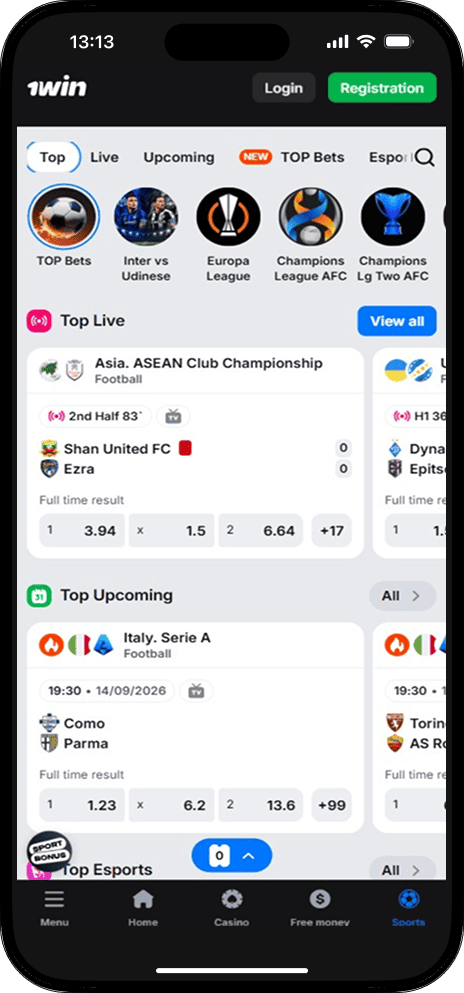 1Win Casino Sportsbook